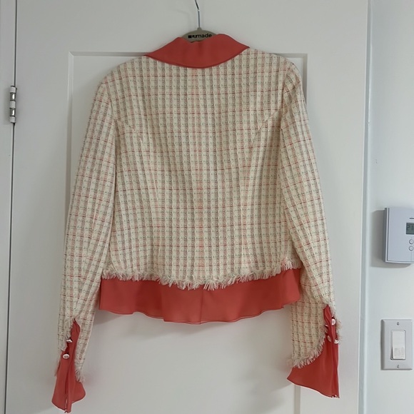 CHANEL 2004 TWEED AND SILK JACKET - Picture 8 of 11